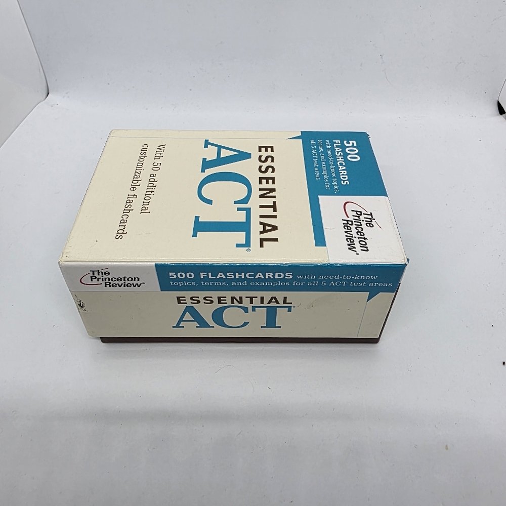 Essential ACT Cards 500 Flashcards (Math, Reading, Science, Writing, English) - Picture 2 of 7